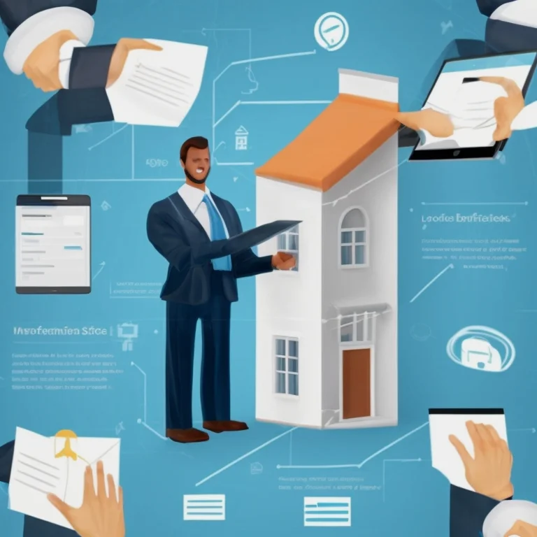 مدير معاملات عقارية يستخدم منصة TrustMaxAqar الرقمية